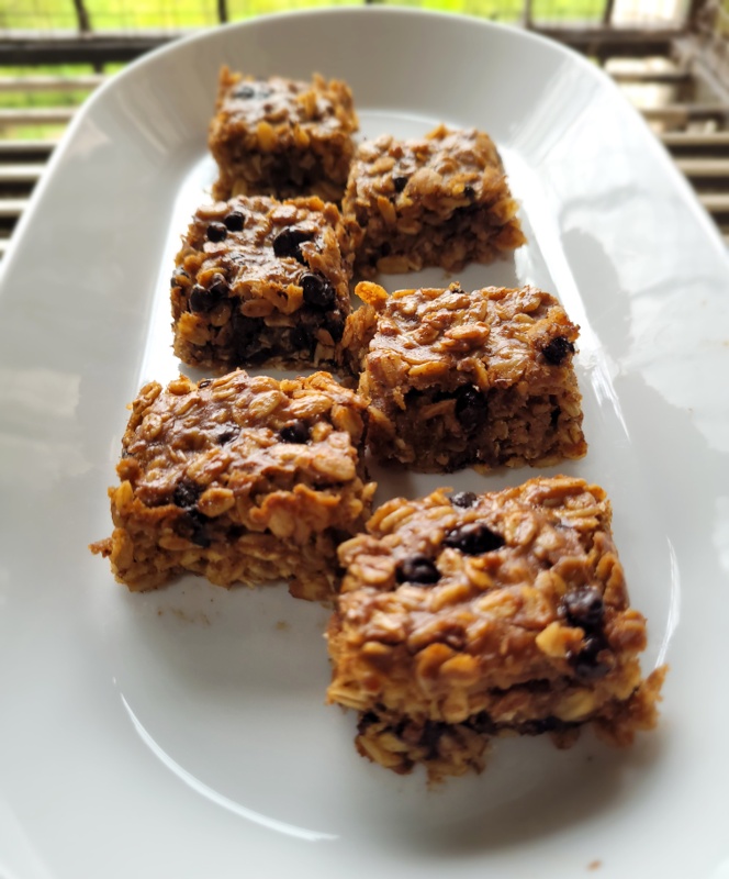 Almond Butter Oatmeal Bars