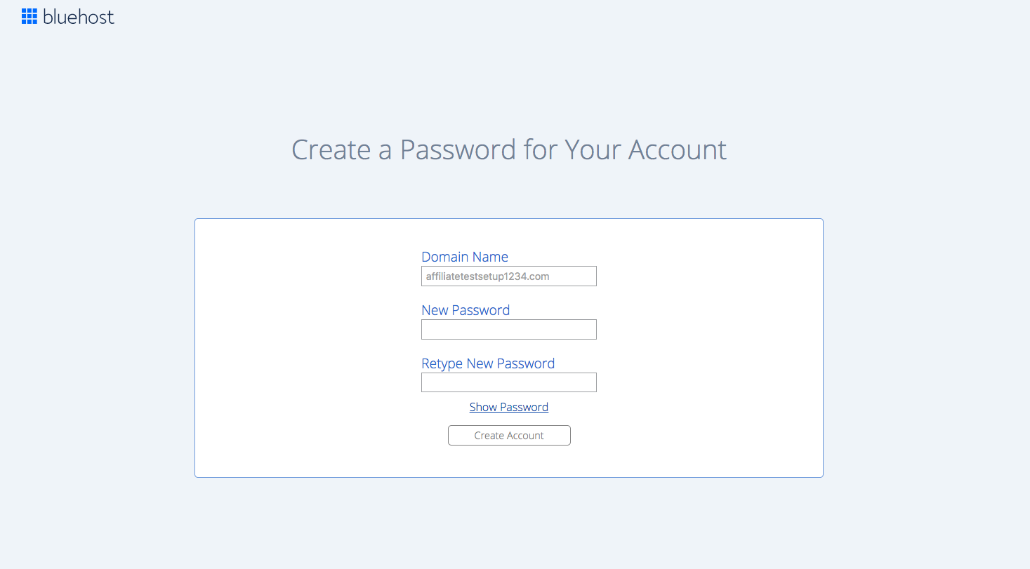 (7) Create Password