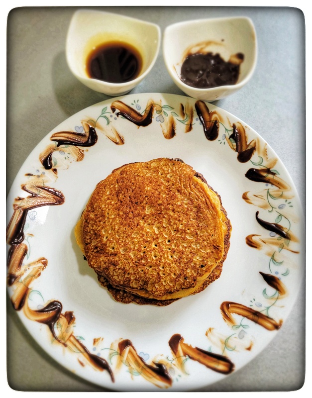 Eggless Sourdough Pancakes