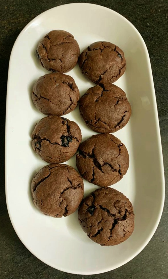 Choco Chip Blueberry Brookies