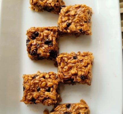 Chocolate Almond Butter Oatmeal Bars