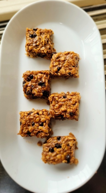 Chocolate Almond Butter Oatmeal Bars