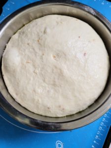 Dough doubled in size