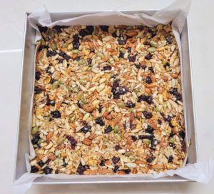 Almonds, Seeds and Cranberry Bars
