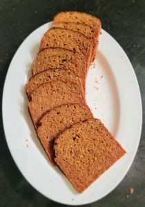 Beetroot Loaf slices